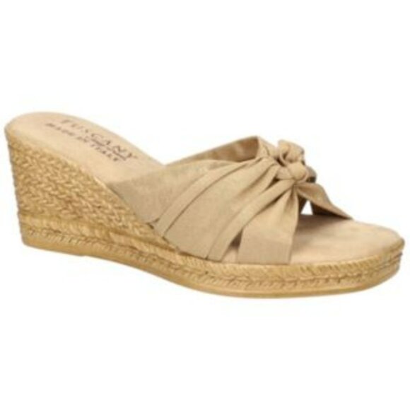Easy Street - Women's Tuscany - Ghita Slip Wedge Sandals - Picture 1 of 10